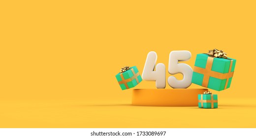 45th Birthday の画像 写真素材 ベクター画像 Shutterstock