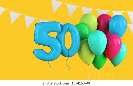 903 Happy 50th Birthday Blue Images, Stock Photos & Vectors | Shutterstock