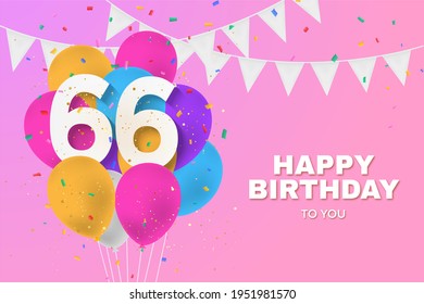 1,581 Happy 66th Birthday Images, Stock Photos & Vectors | Shutterstock