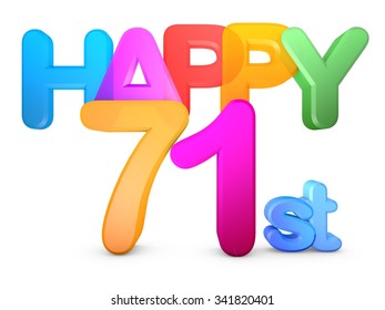 71 Birthday Images, Stock Photos & Vectors | Shutterstock