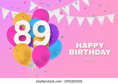 89th Birthday Images, Stock Photos & Vectors | Shutterstock