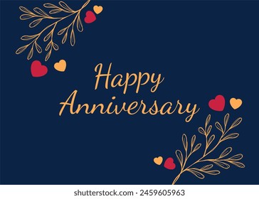 Happy Anniversary card template,  Anniversary Poster design, Anniversary greetings  Banner - Powered by Shutterstock