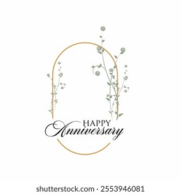 Happy Anniversary  lettering Design Template. Creative Typography for Greeting Card, Gift Poster, Banner etc. - Powered by Shutterstock