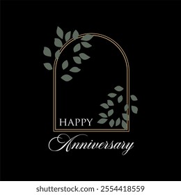 Happy Anniversary lettering Design Template. Creative Typography for Greeting Card, Gift Poster, Banner etc - Powered by Shutterstock