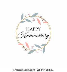 Happy Anniversary lettering Design Template. Creative Typography for Greeting Card, Gift Poster, Banner etc - Powered by Shutterstock