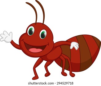 Similar Images, Stock Photos & Vectors of Two cute cartoon ant carry ...