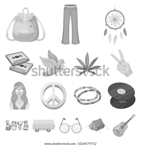 Happy and attribute monochrome icons in set\
collection for design. Happy and accessories bitmap symbol stock\
web illustration.