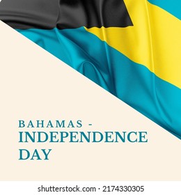 Happy Bahamas Independence Day 2022 Stock Illustration 2174330305 ...