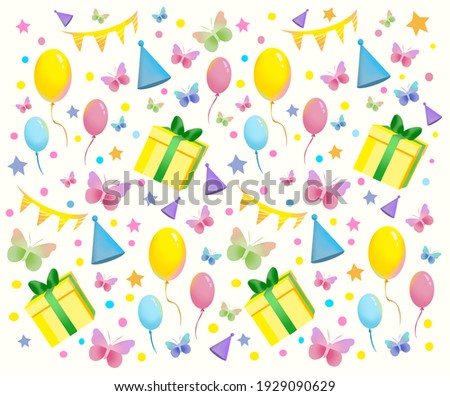 Happy Birthday Background Texture Pattern