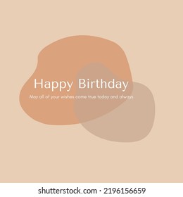 Happy Birthday Card, Giftcard Template Design For Birthday 