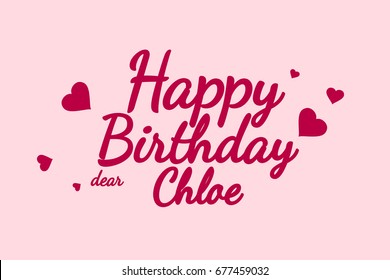 Happy Birthday Chloe Images Photos Et Images Vectorielles De Stock Shutterstock