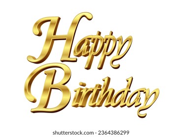 Happy Birthday golden wishes HD - Powered by Shutterstock