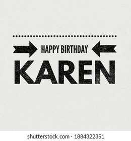 Happy Birthday Karen Images Photos Et Images Vectorielles De Stock Shutterstock
