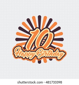 10th Birthday Images, Stock Photos & Vectors | Shutterstock