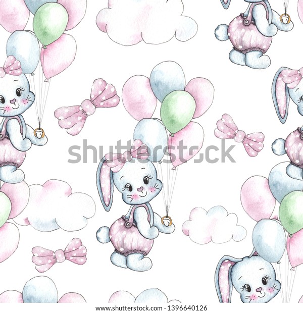 Happy Birthday watercolor seamless patterns with\
cute animals, toys, cars, blocks, balloons for kids, baby shirt\
design, nursery decor, card making, party invitations,\
scrapbooking, packaging,\
posters