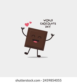 happy chocolate bar celebrate world chocolate day - Powered by Shutterstock