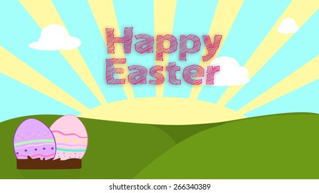 Happy days, Holy days Easter Wallpaper  - Powered by Shutterstock