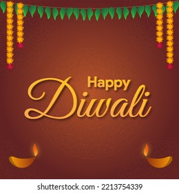 Happy Diwali Social Media Template