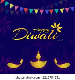 Happy Diwali Social Media Templates