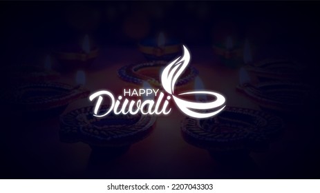 Happy Diwali Wishes Special Hindu Occasions, Happy Deepawali Wishes Image Dark Glowing Shining Background, , Diwali 2022