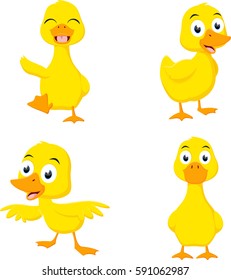 Duck Family Cartoon Stock Vector (Royalty Free) 126217631 | Shutterstock