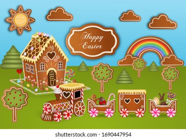 お菓子の家 イラスト High Res Stock Images Shutterstock