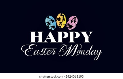 Happy Easter Monday Text illustration Design - Powered by Shutterstock