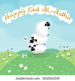 Happy Eid Al Adha Design Banner Selamat Idul Adha 