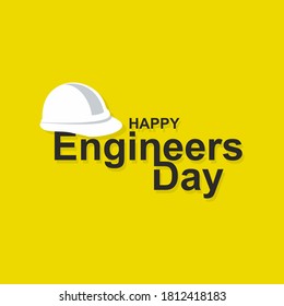 Happy Engineers Day - Banner - Calligraphy