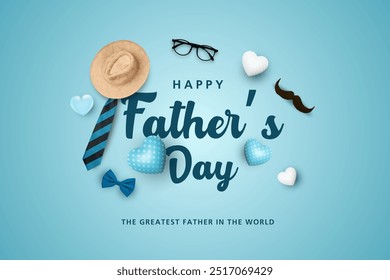 Happy Father's Day creative for poster, cover, banner, social media post, post card design etc. Concept of Father's day. Fathers day day creative theme. Daddy and son in an Superhero concept - Powered by Shutterstock