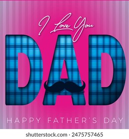 Happy Father's Day. Father's Day vector illustration. Father and child love. Happy Father's Day posts for social media. - Powered by Shutterstock