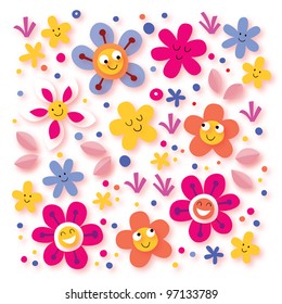 happy flowers