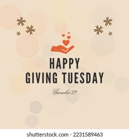 Happy Giving Tuesday. Very attractive illustration design used for printings, cards, promotions, advertising, background, banners, social media, and different purposes. - Powered by Shutterstock