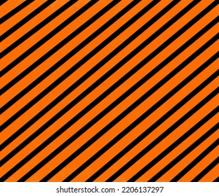 Happy Halloween.black And Orange Biagonal Line Patterns On A Background.