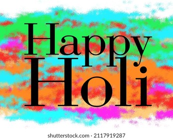 Happy Holi. Festival of colors.