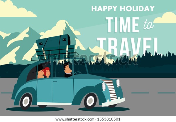 Happy holidays, time to\
travel