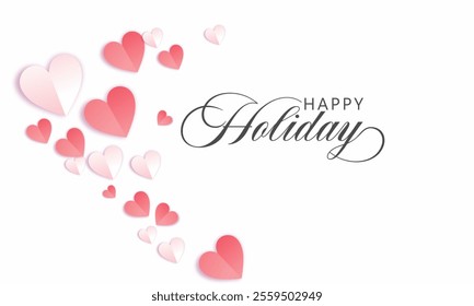 Happy Holydays hand Lettering Inscription   , Happy New Year Greeting Card, banner. vector - Powered by Shutterstock