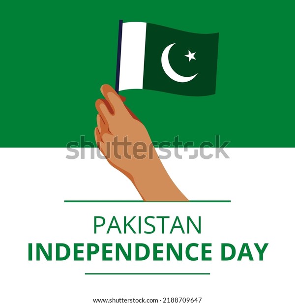 Happy Independence Day Pakistan 2022 Stock Illustration 2188709647 ...