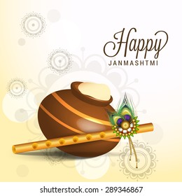 Happy Janmasthami Background.