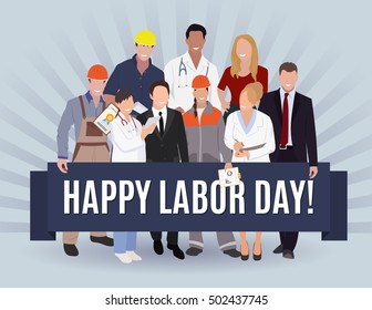 Happy Labor day american banner concept design,  illustration - Powered by Shutterstock