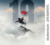 Happy May 19 is the Commemoration of Atatürk, youth and sports day. Translate: 19 Mayıs Atatürk