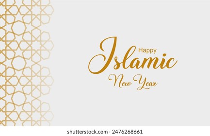 happy muharram . Islamic new year horizontal banner.	 - Powered by Shutterstock