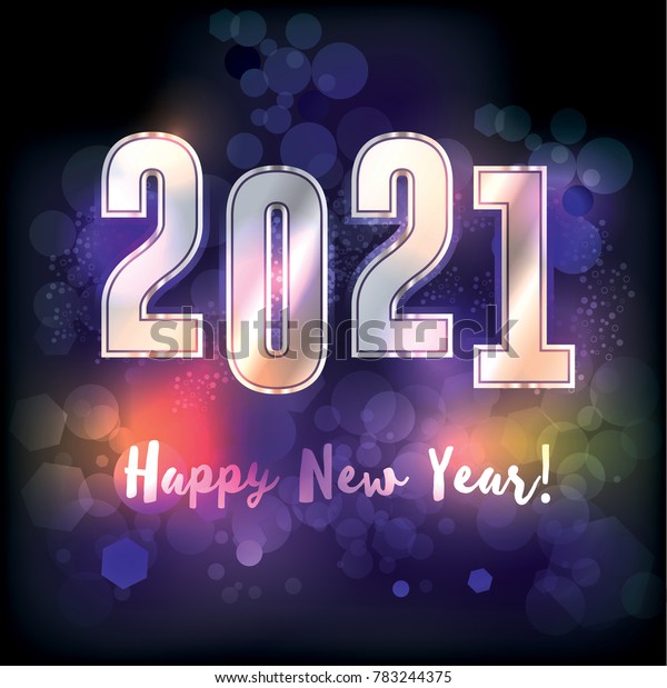 Happy New Year 21 New Years のイラスト素材