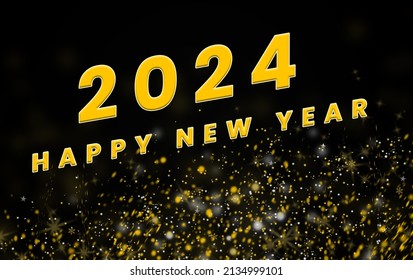 Happy New Year 2024 Background Stock Illustration 2134999101 | Shutterstock