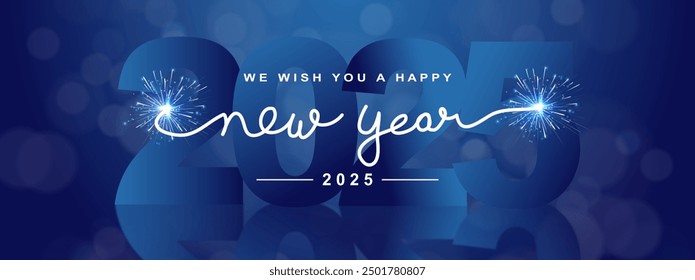 Happy New Year 2025 Greeting Card - Powered by Shutterstock