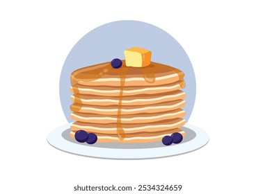 Happy pancake day background National Pancake Day Cartoon Vector illustration design - Powered by Shutterstock