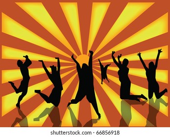 Happy People Stock Illustration 66856918 | Shutterstock