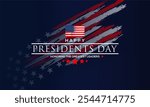 happy president day banner for social media post , vektor background ilustration 