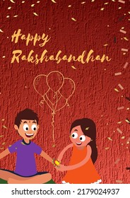 Happy Rakshabandhan Royalty Free  Illustration 