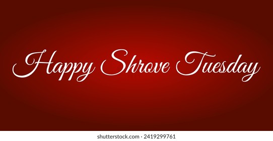 Happy Shrove Tuesday Amazing Text illustration Design - Powered by Shutterstock